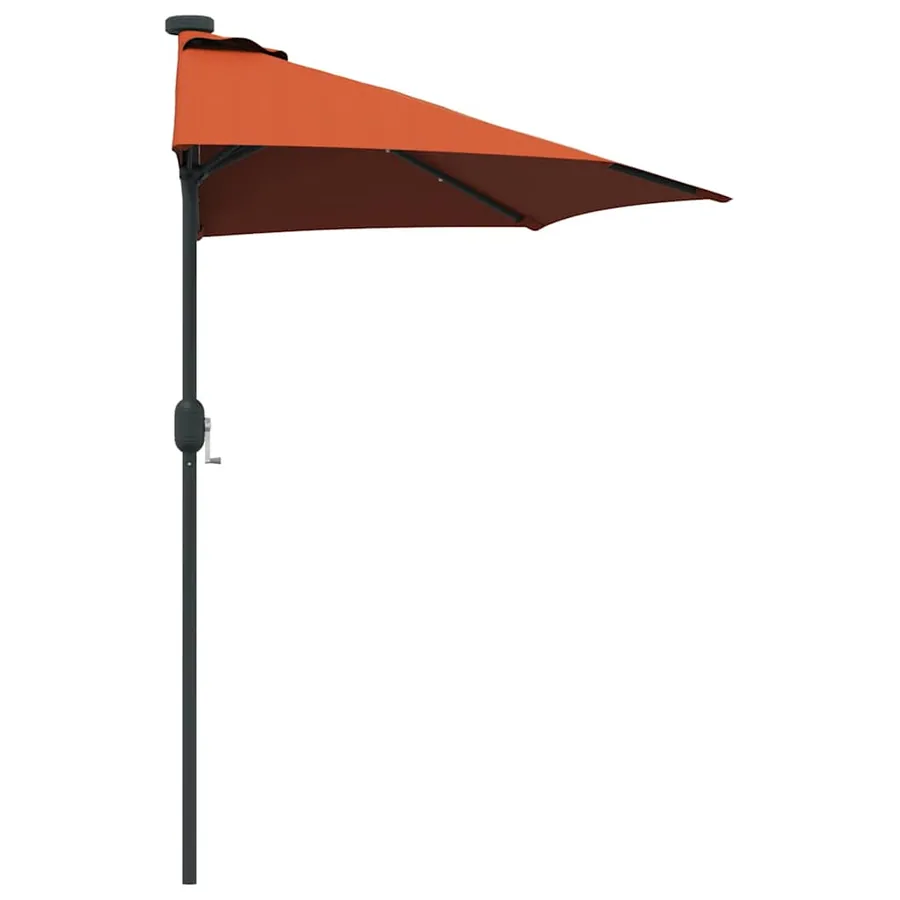 Parasol de jardin Terre cuite 294 x 150 x 223 cm - 6