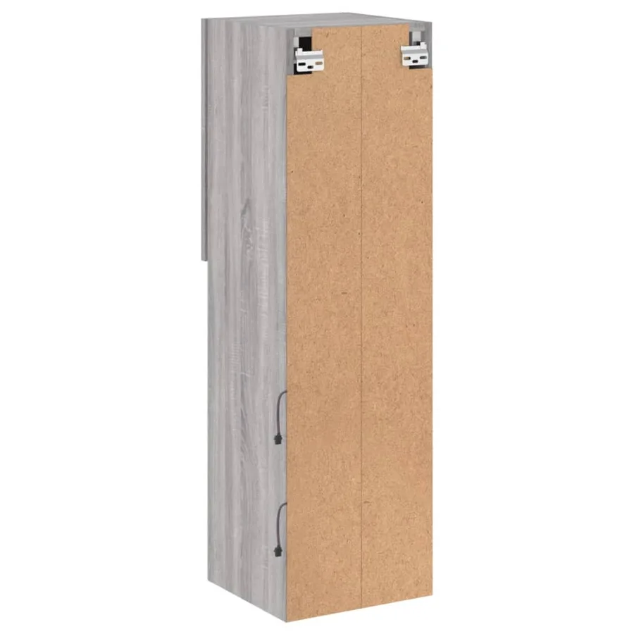 Meubles TV avec lumières LED 2 pcs sonoma gris 30,5x30x102 cm - 11