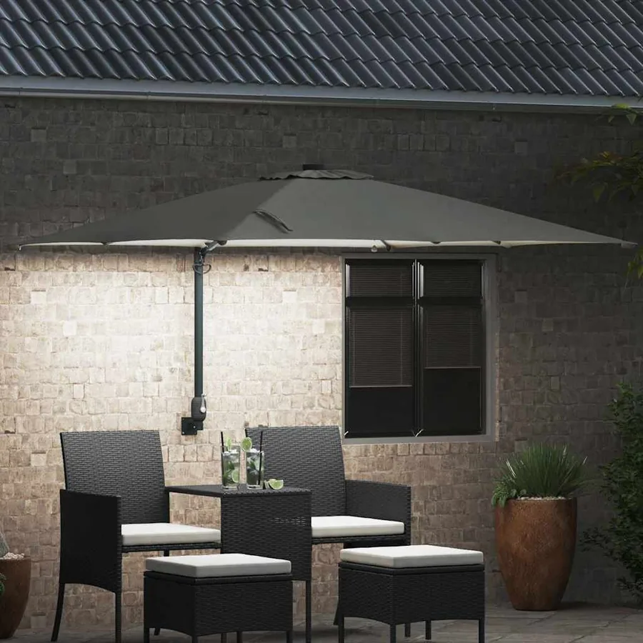 Parasol de jardin Sable 248,5 x 247,5 x 160 cm - 3