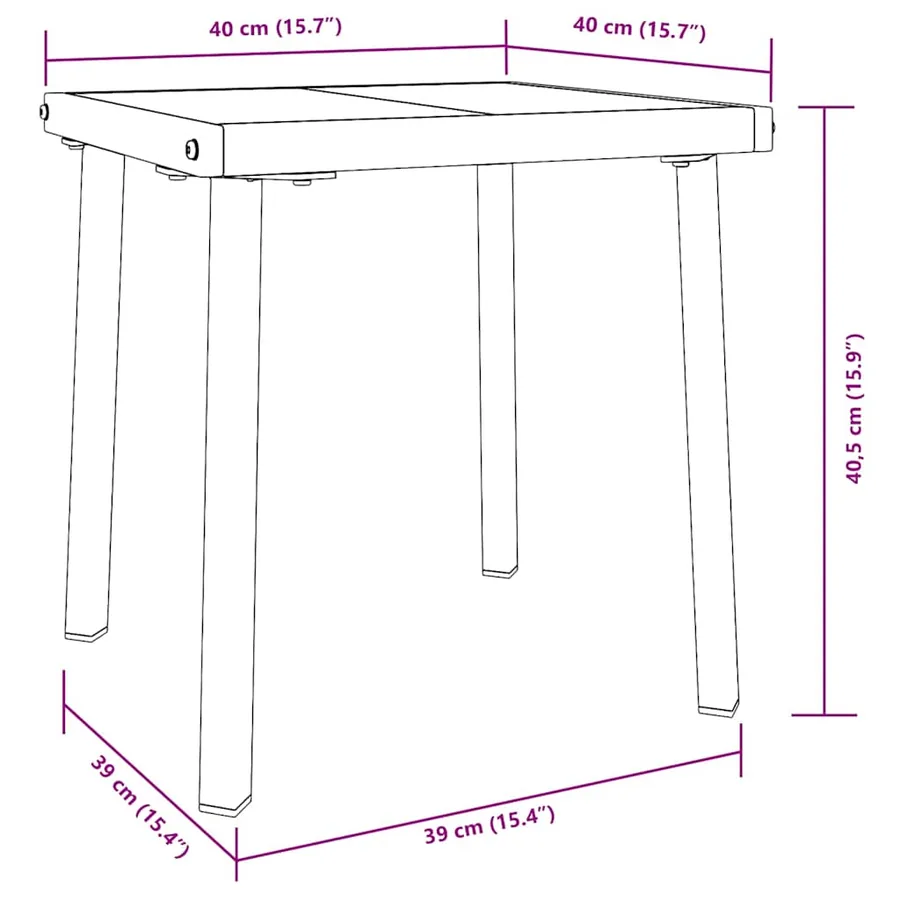 Transat 2 pcs Noir et Blanc polyrotin - 8