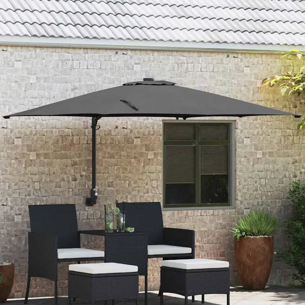 Parasol de jardin Anthracite 248,5 x 247,5 x 160 cm