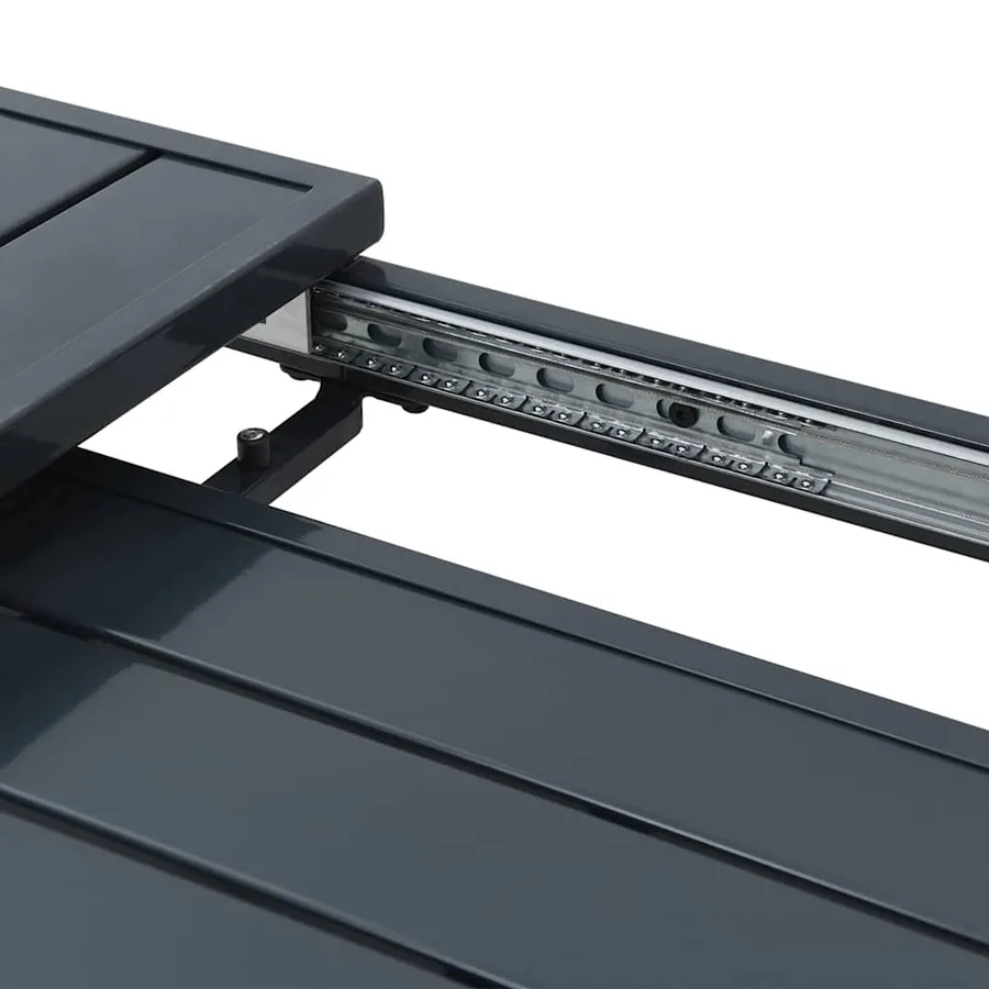 Table de patio Anthracite 180 x 80 x 74 cm - 10