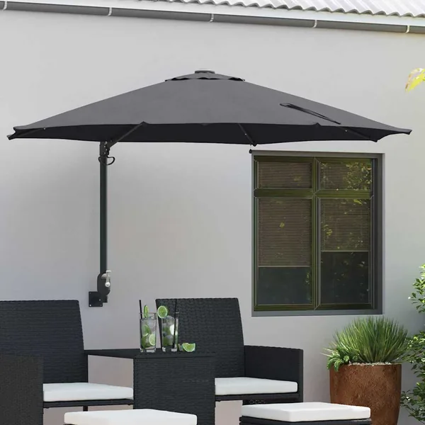 Parasol de jardin Anthracite 248 x 248 x 148 cm