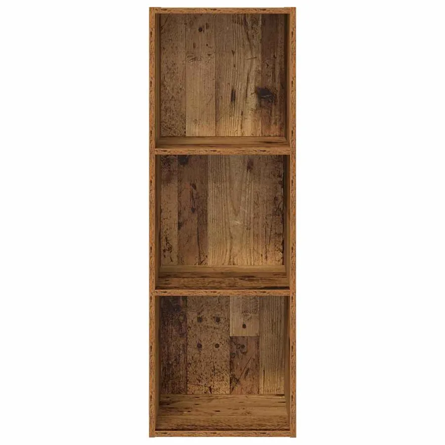 Ensemble meuble TV Montage mural Bois Ancien 37 x 37 x 107 cm - 7