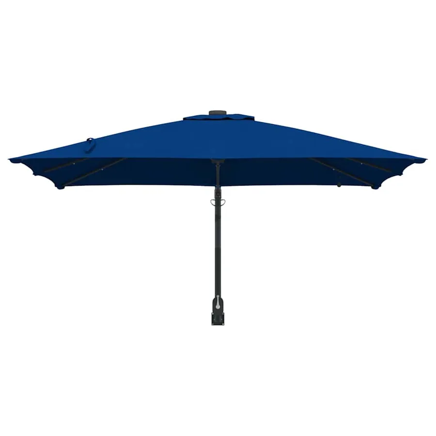 Parasol de jardin 248,5 x 247,5 x 160 cm Polyester et Acier - 4