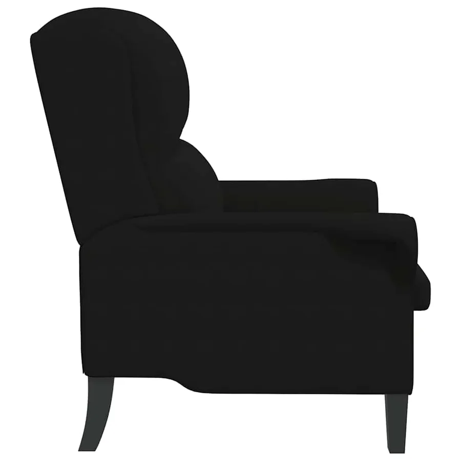 fauteuil Noir 76 x 94 x 102 cm Microfibre - 5