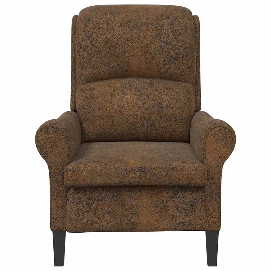 fauteuil Marron Simili cuir - 4