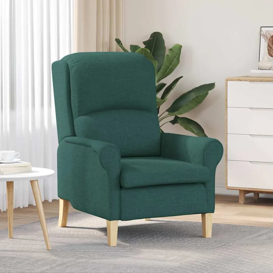 fauteuil Vert foncé tissu