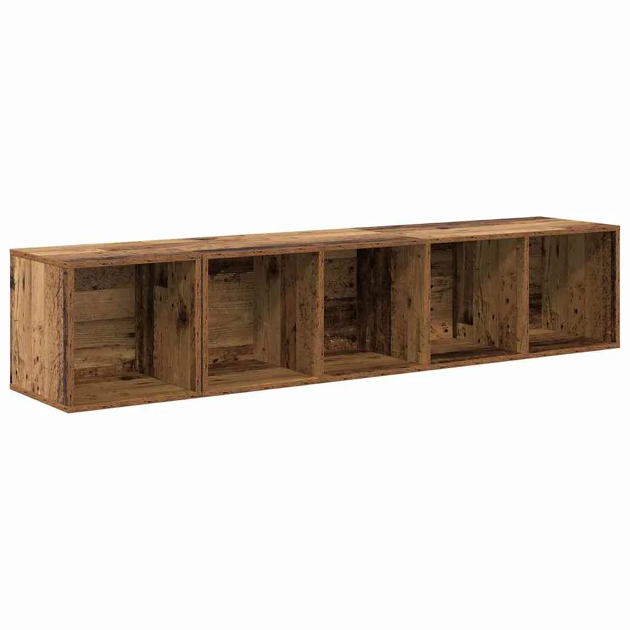Ensemble de meubles TV 2 pcs Bois Ancien Bois d'ingénierie - 2