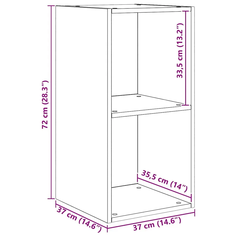 Ensemble meuble TV 4 pcs Chêne noir Bois d'ingénierie - 11