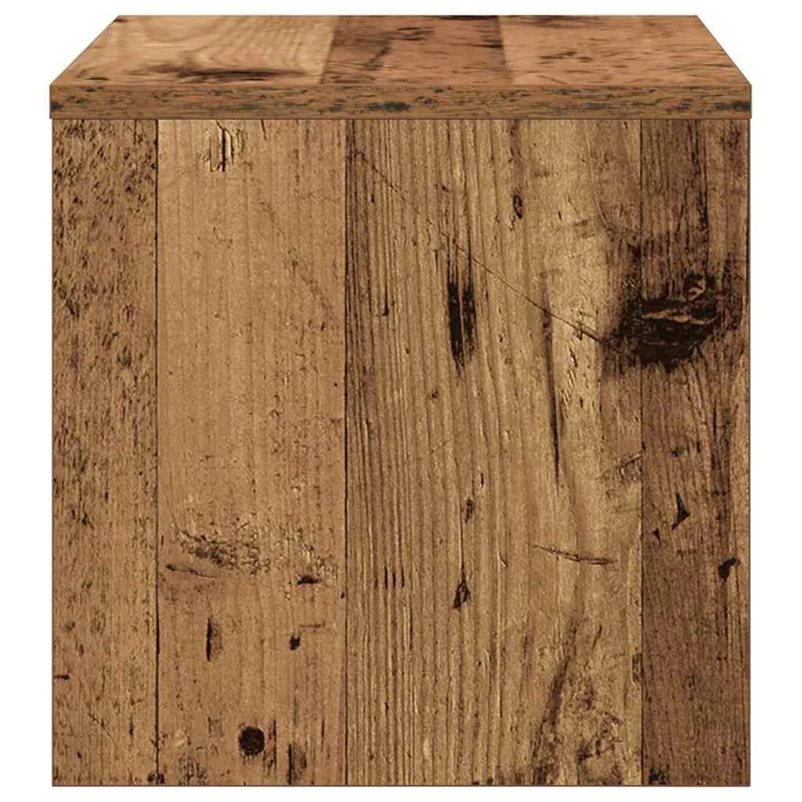Cabinet de chevet Bois ancien 40 x 40 x 30 cm Bois d'ingénierie - 6