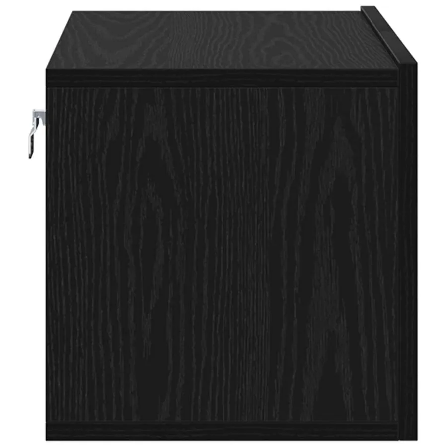 Ensemble meuble TV 2 pcs Noir 60 x 30 x 30 cm Bois d'ingénierie - 7