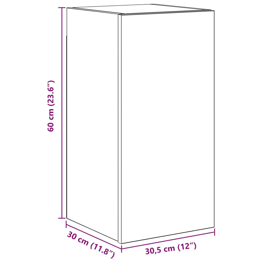Ensemble meuble TV 6 pcs Chêne noir Bois d'ingénierie - 16