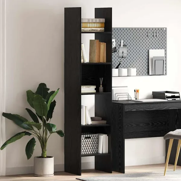 Bibliothèque Chêne noir 40 x 35 x 180 cm Bois d'ingénierie