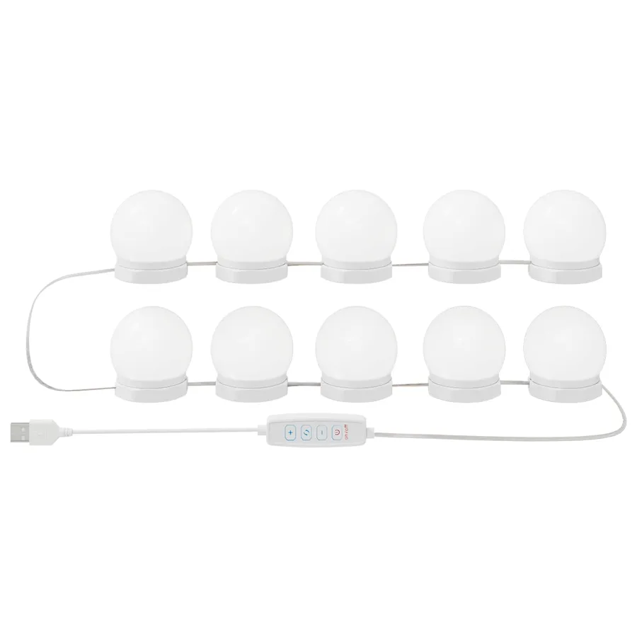 Lampes miroir Blanc 4,5 x 4,5 x 4,7 cm Plastique - 2