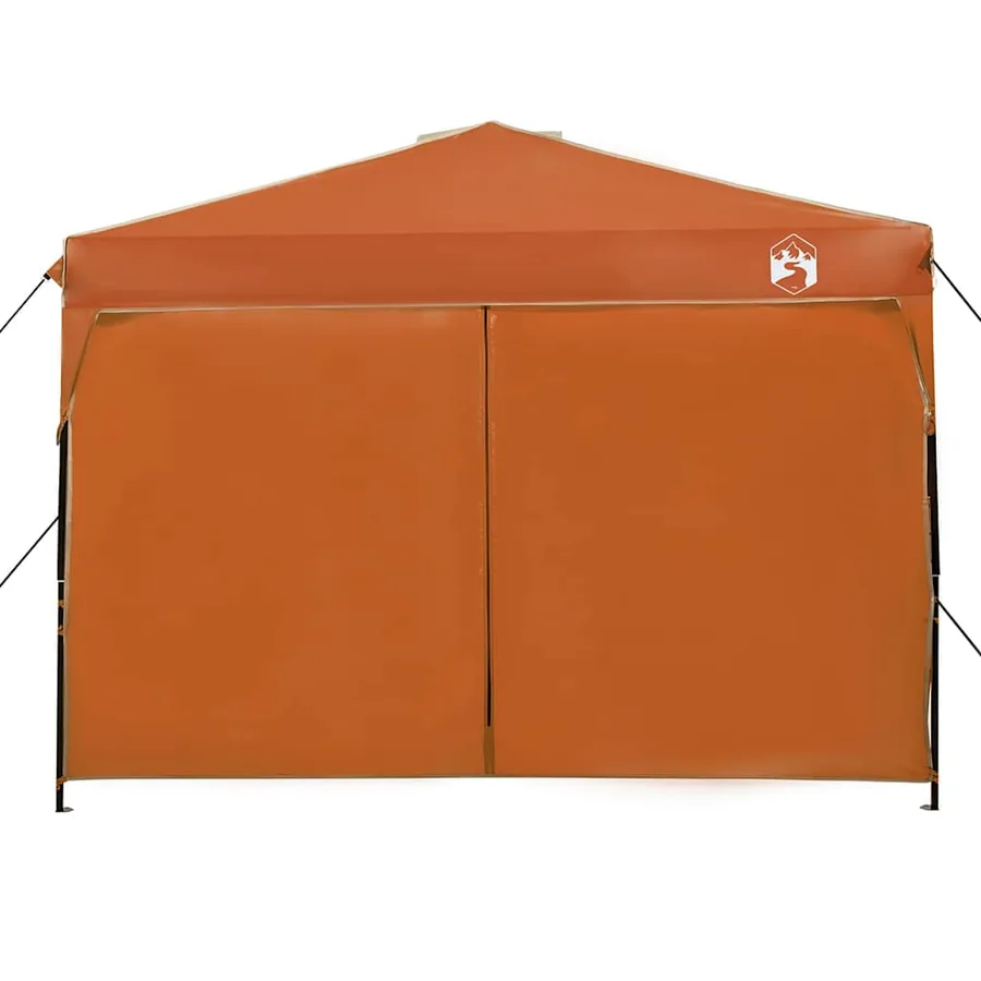 Tente à abri Orange 290 x 290 x 251 cm tissu - 12