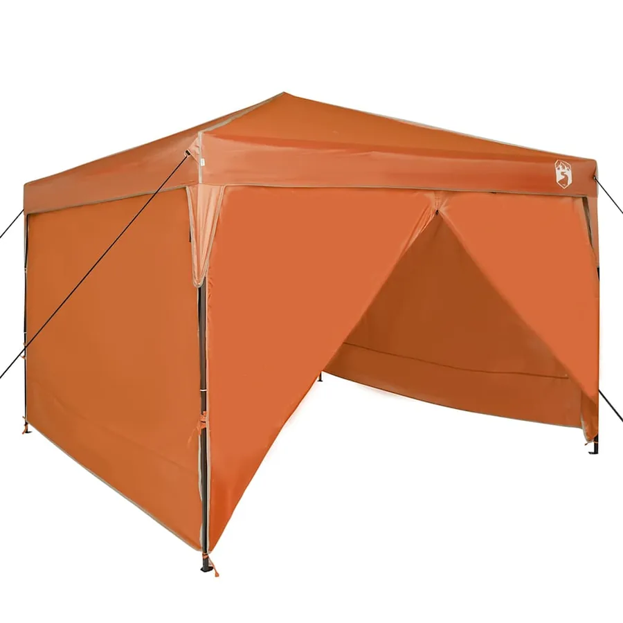 Tente à abri Orange 290 x 290 x 251 cm tissu - 2
