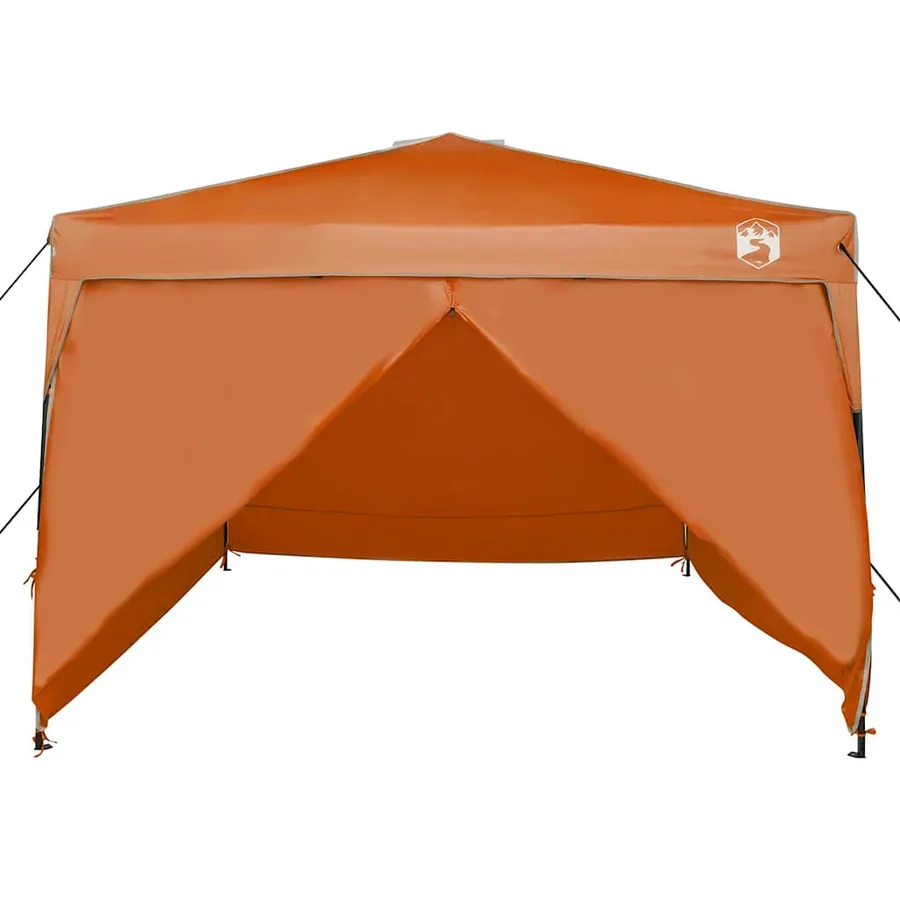 Tente à abri Orange 290 x 290 x 251 cm tissu - 5