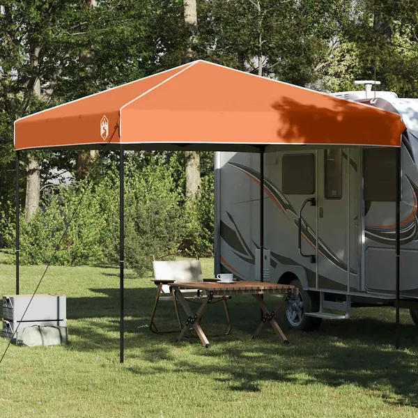 Tente à abri Orange 243 x 243 x 251 cm tissu