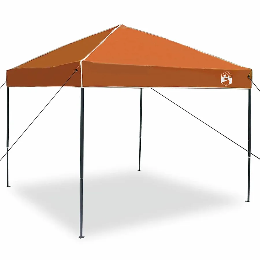 Tente à abri Orange 243 x 243 x 251 cm tissu - 4