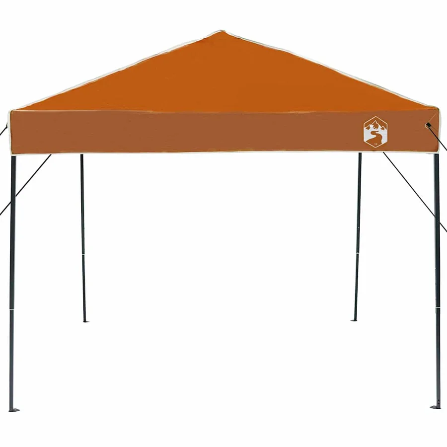 Tente à abri Orange 243 x 243 x 251 cm tissu - 5
