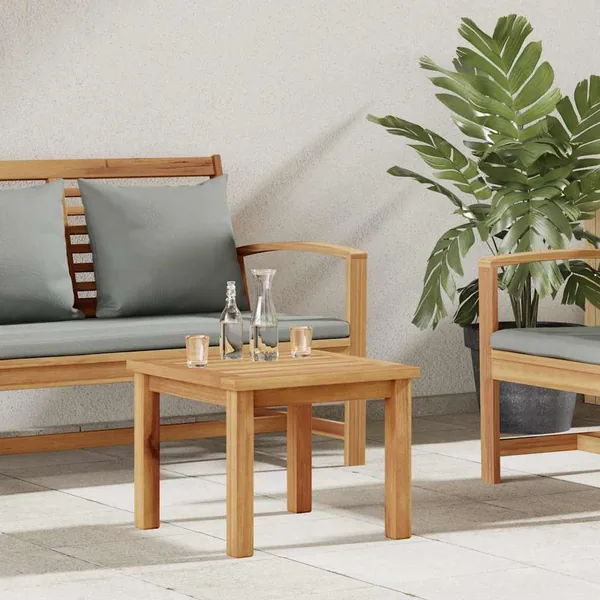 Table basse Marron 45 x 45 x 36 cm Bois de teck massif