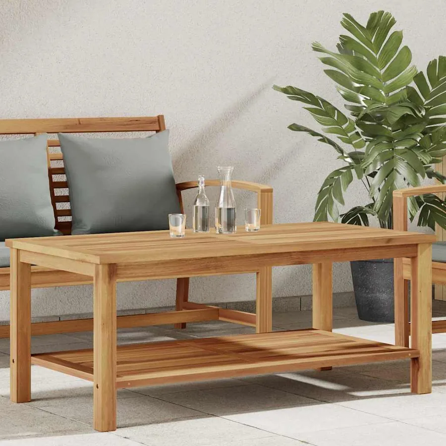 Table basse Marron 110 x 55 x 45 cm Bois de teck massif