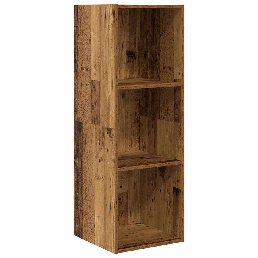 Ensemble meuble TV 4 pcs Bois Ancien Bois d'ingénierie - 5