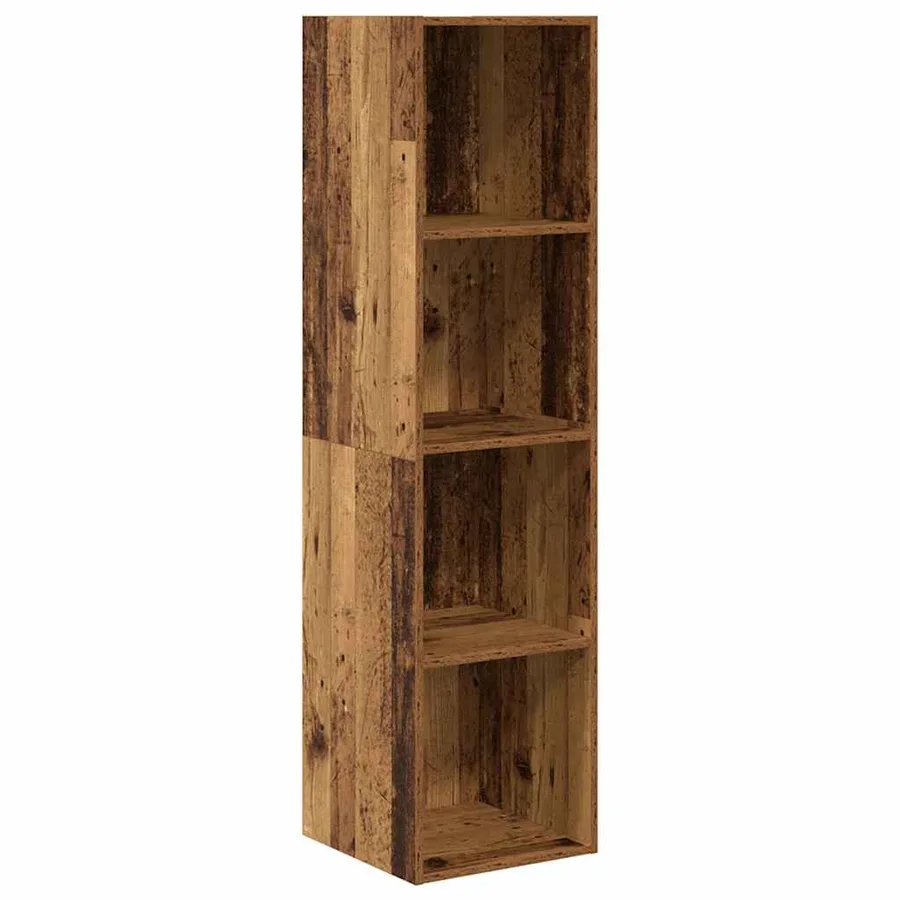Ensemble meuble TV 4 pcs Bois Ancien Bois d'ingénierie - 6