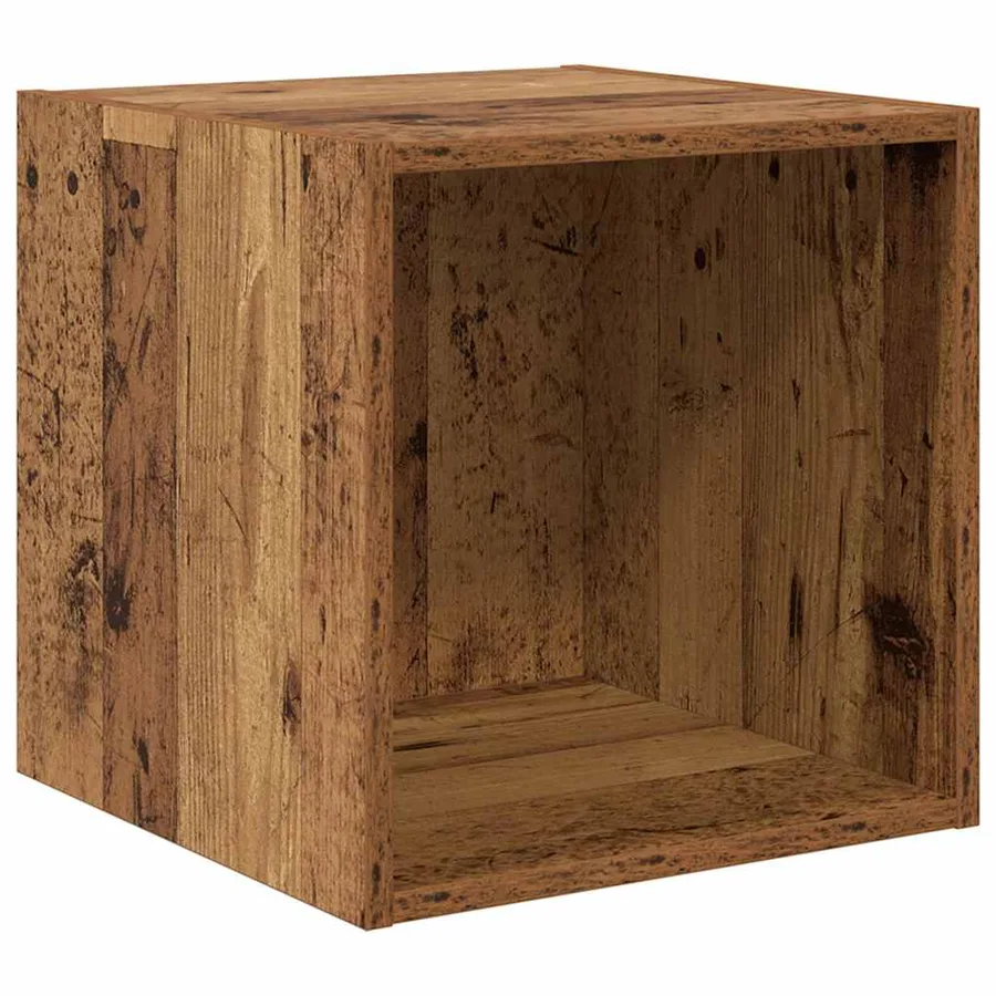 Ensemble meuble TV 4 pcs Bois Ancien Bois d'ingénierie - 7