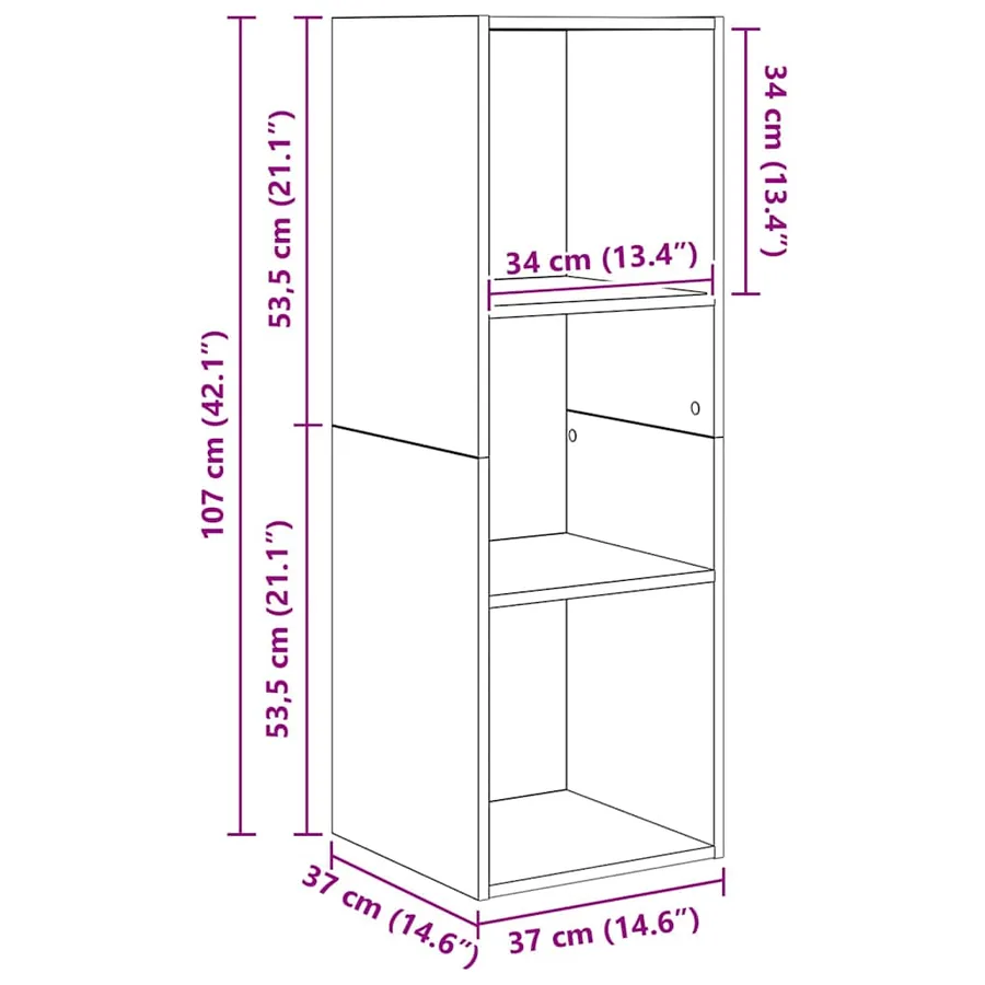 Ensemble meuble TV 4 pcs Bois Ancien Bois d'ingénierie - 8