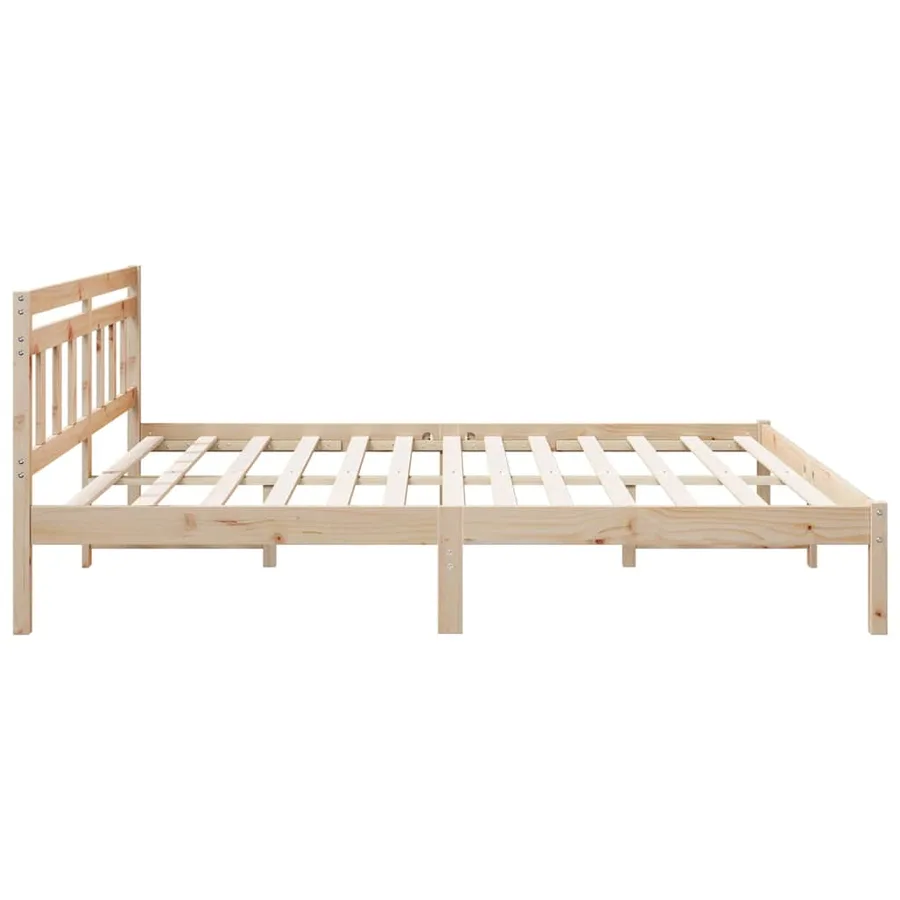 Cadre de lit Marron 180 x 200 cm Pin massif - 6