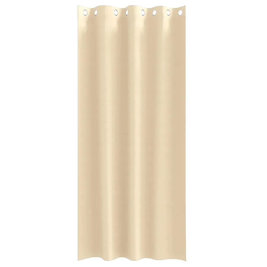 Rideaux occultants avec anneaux 2 pcs Crème 225 x 140 cm - 4