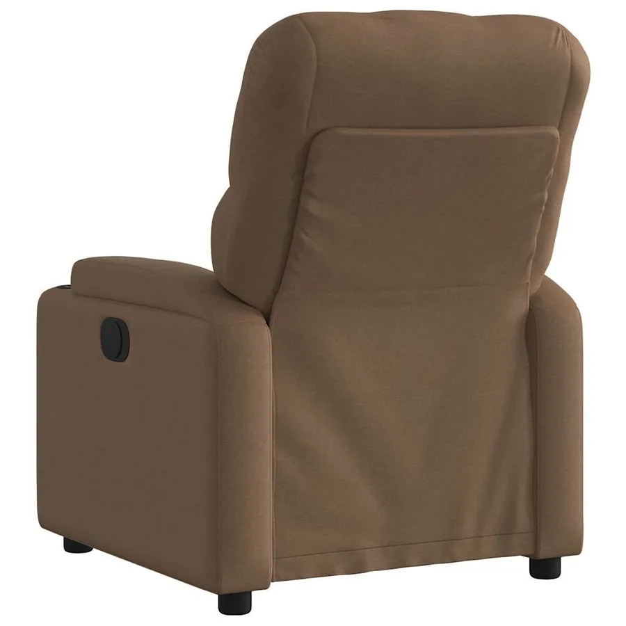 Fauteuil inclinable Marron Tissu - 3