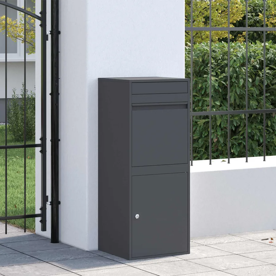 Boîte de dépôt de colis Anthracite 47,5 x 38 x 59 cm Acier - 3