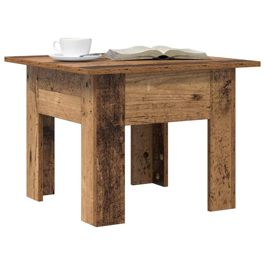 Table basse Bois ancien 55 x 55 x 42 cm Bois d'ingénierie - 3