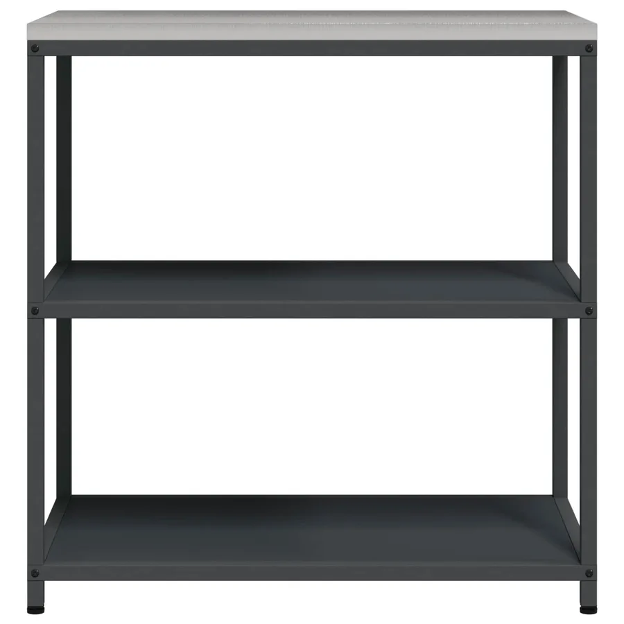 Rangement de cuisine HATTEM Anthracite 90 x 50 x 92 cm Acier - 6