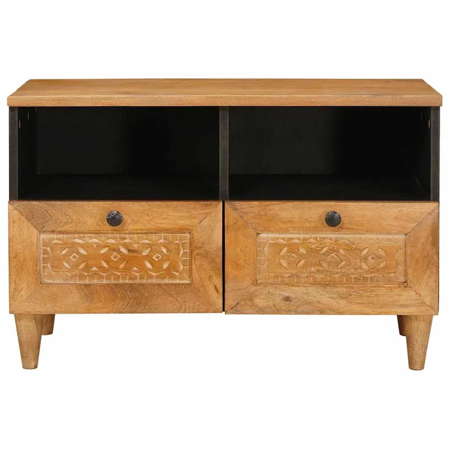Unites TV Marron Clair 70 x 33 x 46 cm Bois d'ingénierie - 3