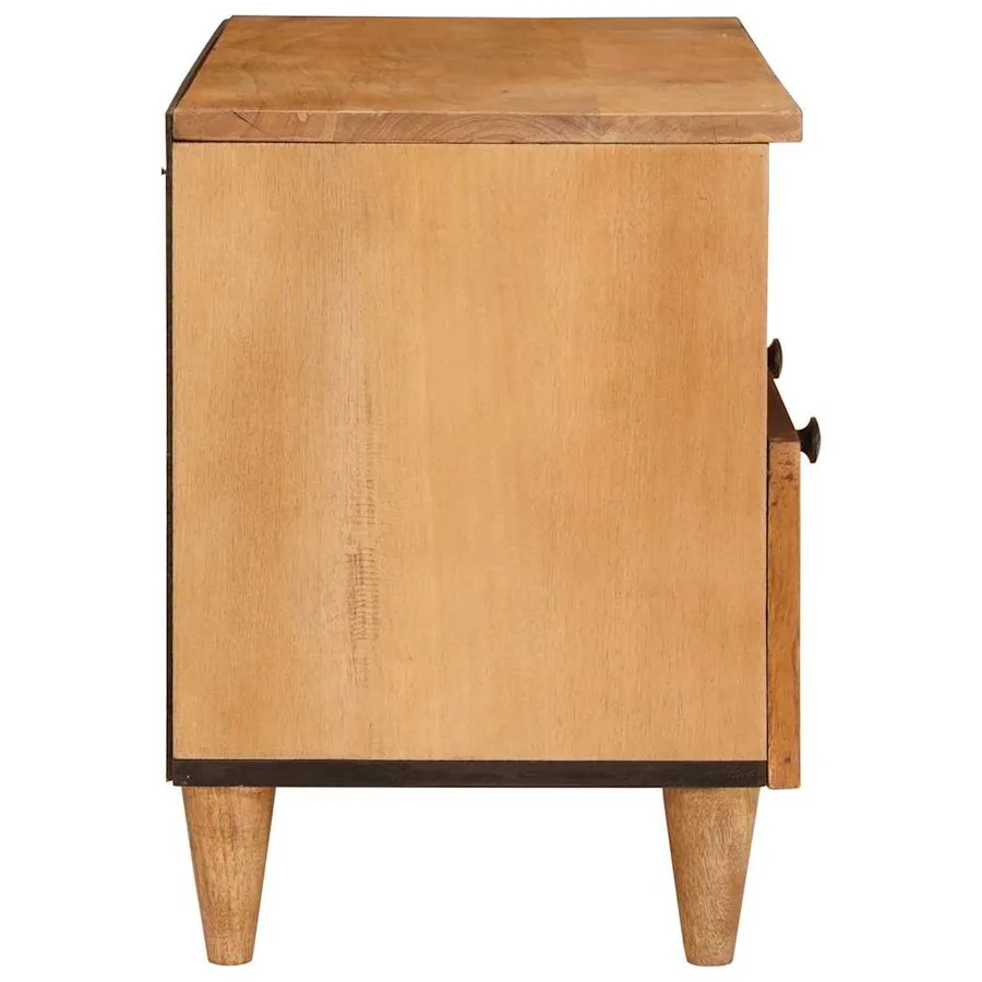 Unites TV Marron Clair 70 x 33 x 46 cm Bois d'ingénierie - 4