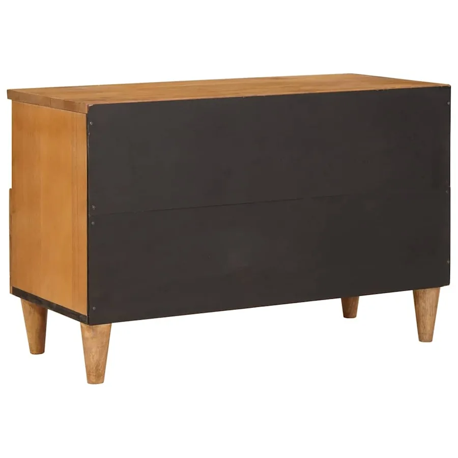Unites TV Marron Clair 70 x 33 x 46 cm Bois d'ingénierie - 5