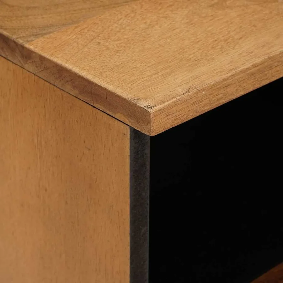 Unites TV Marron Clair 70 x 33 x 46 cm Bois d'ingénierie - 6