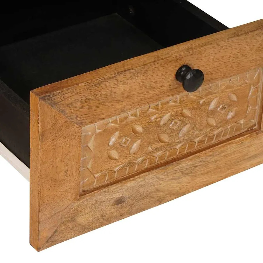 Unites TV Marron Clair 70 x 33 x 46 cm Bois d'ingénierie - 7