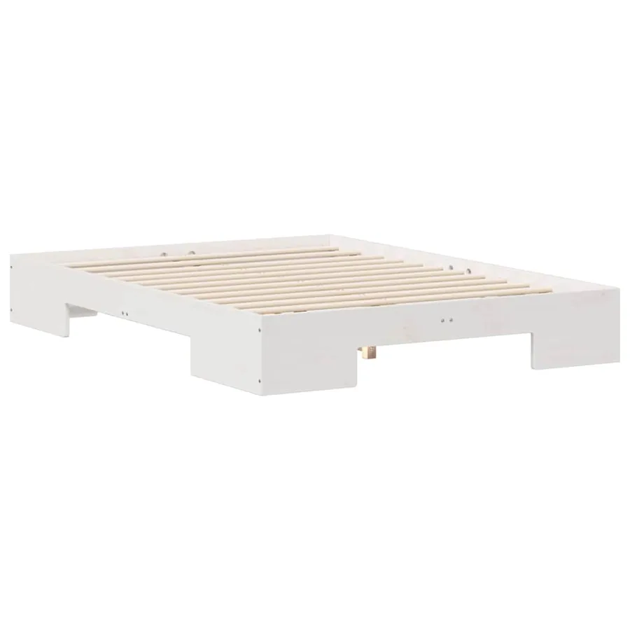 Cadre de lit Blanc 120 x 190 cm - 4