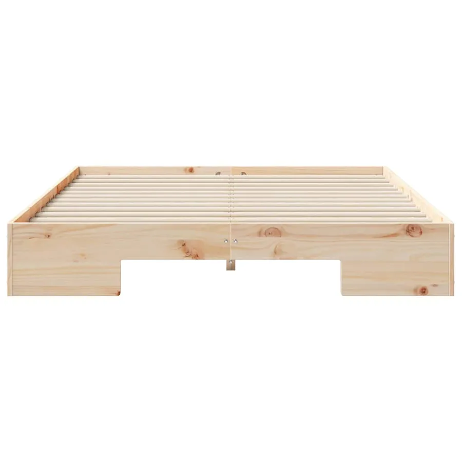 Cadre de lit Marron 160 x 200 cm - 5