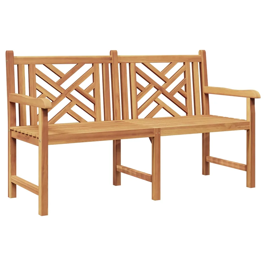 Banc de jardin 150 x 60 x 90 cm Bois de teck massif