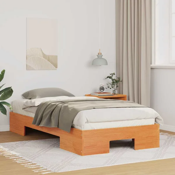 Cadre de lit Marron 90 x 200 cm