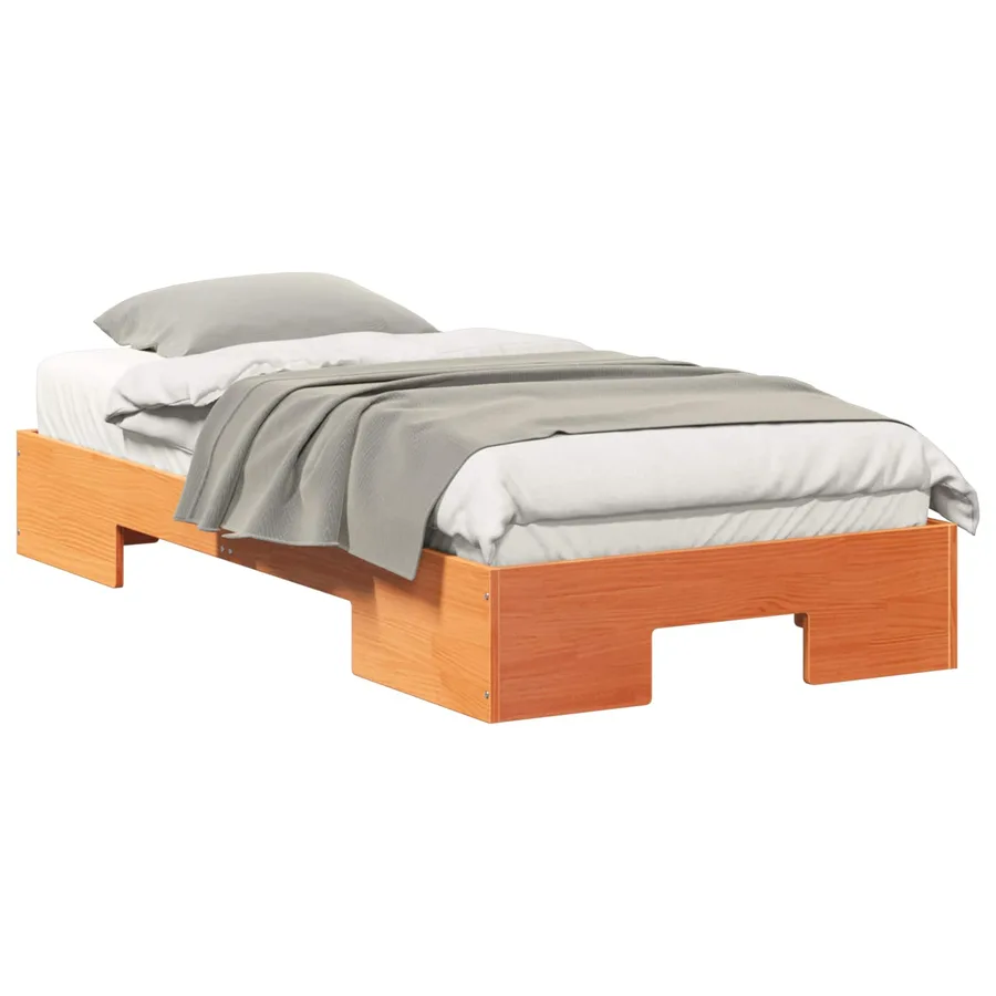 Cadre de lit Marron 90 x 200 cm - 2