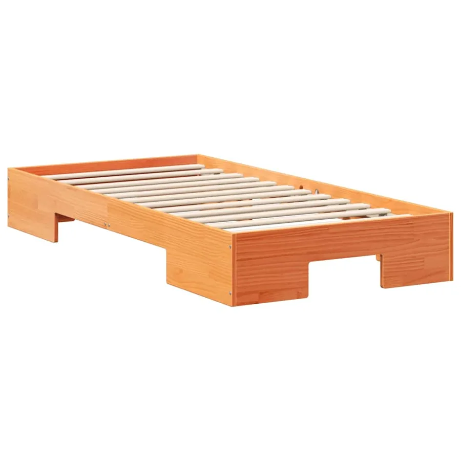 Cadre de lit Marron 90 x 200 cm - 6