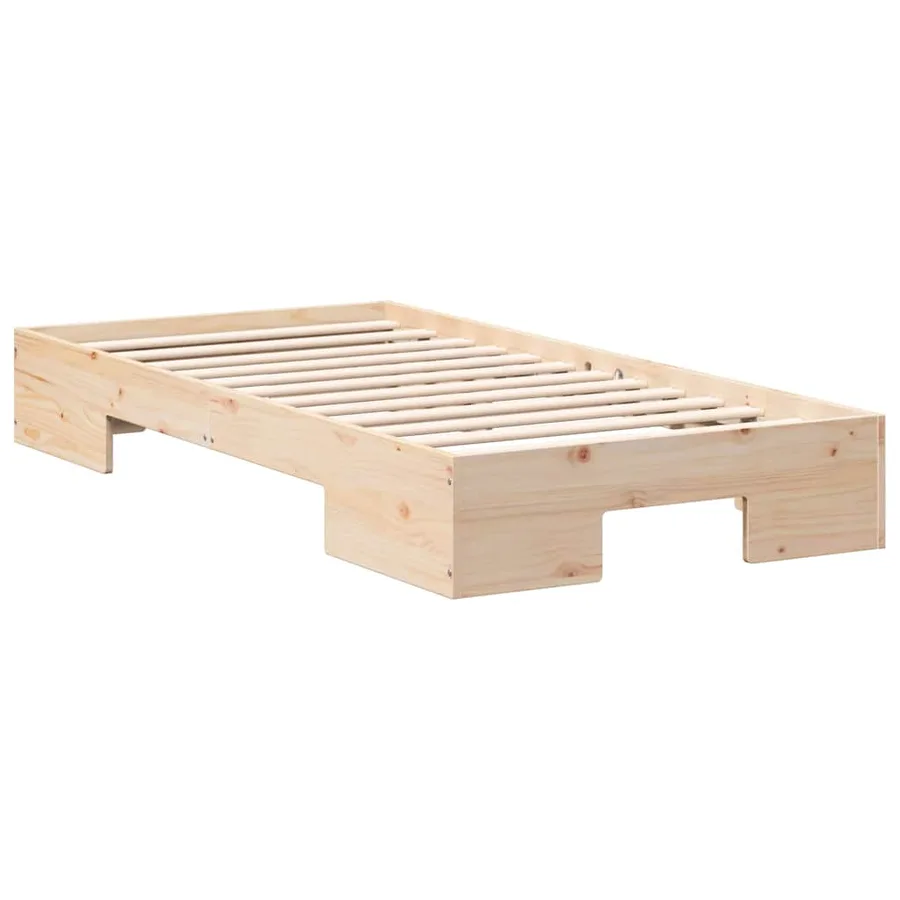 Cadre de lit Marron 100 x 200 cm - 4
