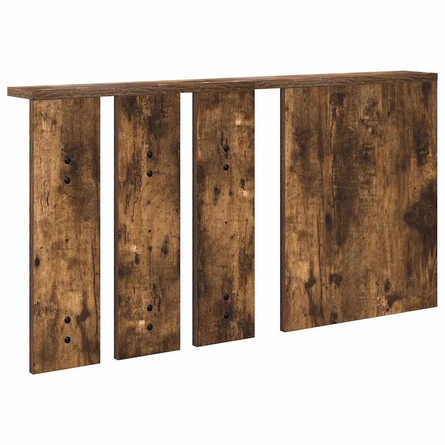 Porte-manteau mural avec étagère Chêne fumé 85 x 10 x 45 cm - 7